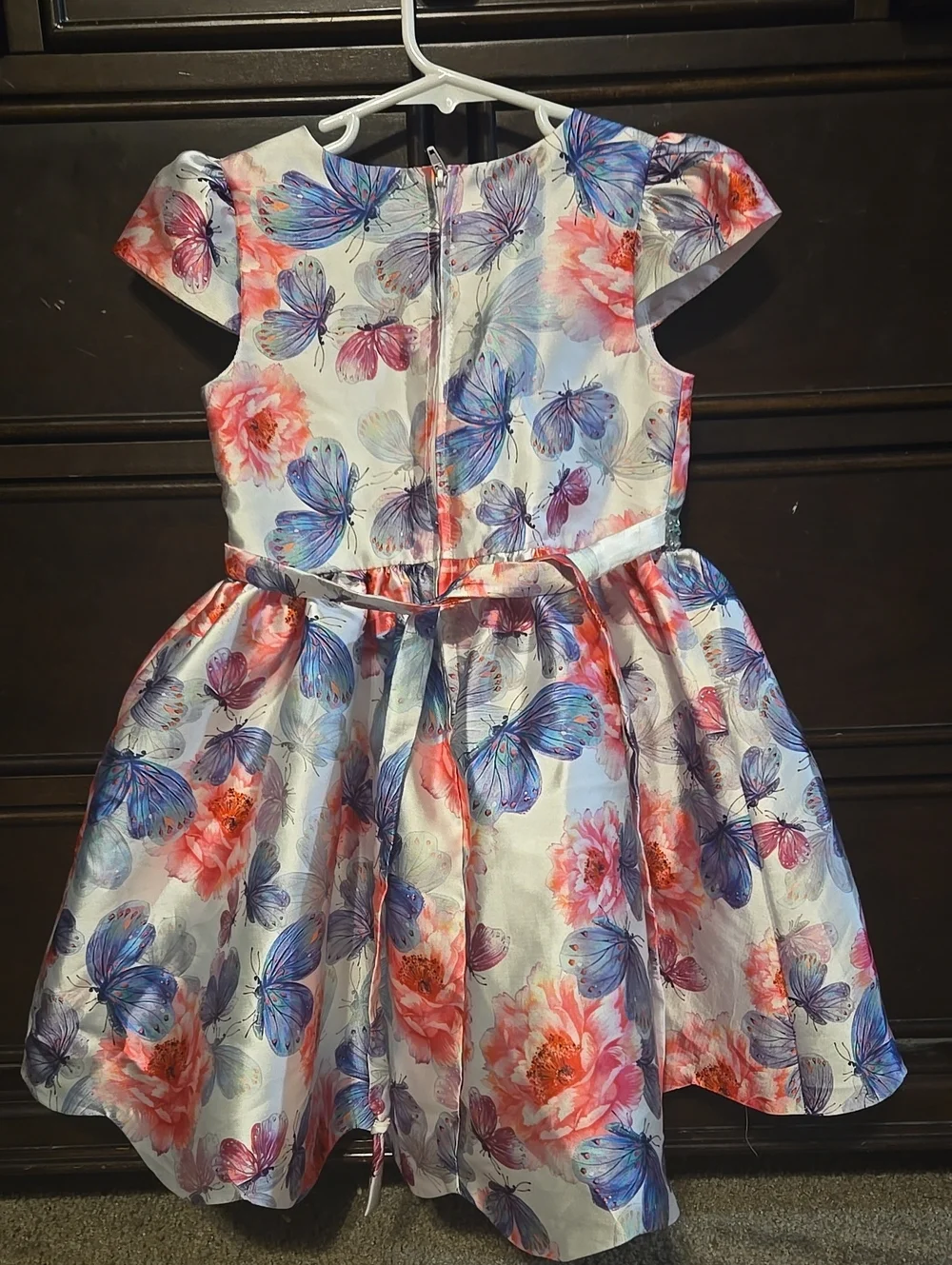 5t Rare Editions Floral & Butterfly Dress